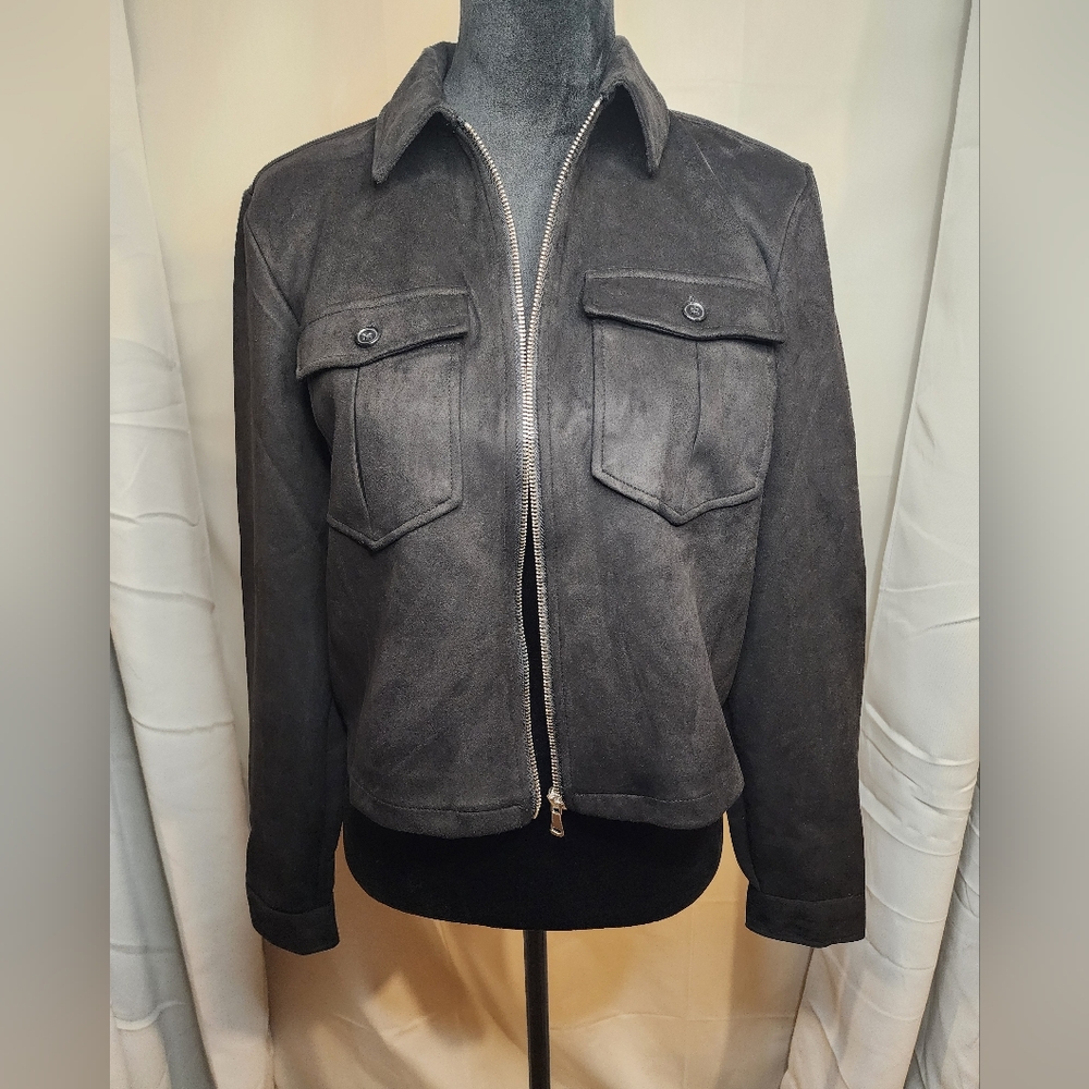 Ookie & Lala Faux Suede Jacket